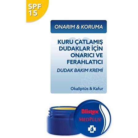 Blistex Med Plus Onarım & Koruma Spf 15 Dudak Bakım Kremi