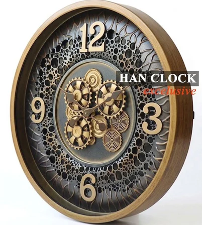 Han Clock Orion Komple Metal Çarklı Duvar Saati 66cm