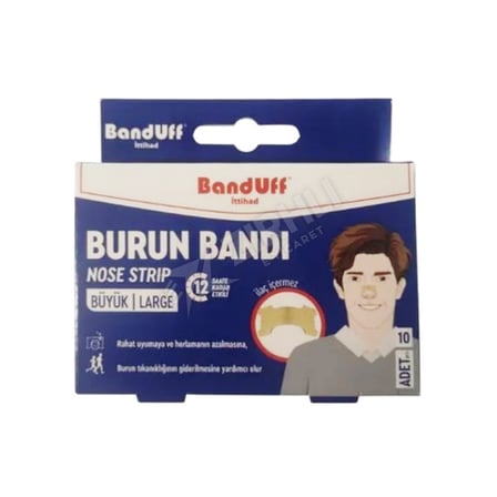 2 ADET Banduff Sağlık Burun Bandı Büyük