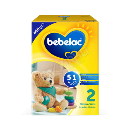 3 ADET Bebelac Devam Sütü No:2 400 Gr