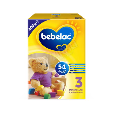 3 ADET Bebelac Devam Sütü No:3 400 Gr