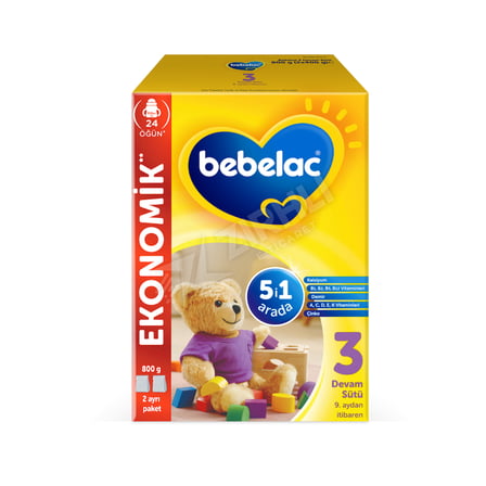 3 ADET Bebelac Devam Sütü No:3 800 Gr