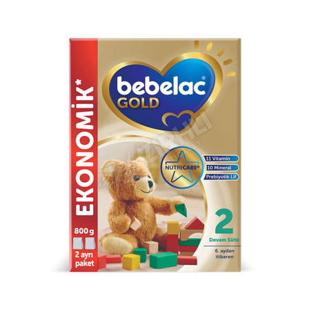3 ADET Bebelac Gold Devam Sütü No:2 800 Gr