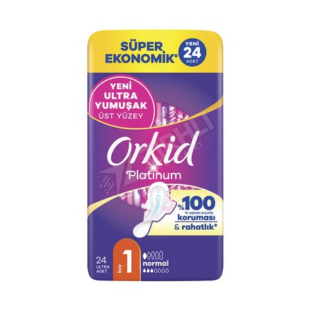 3 ADET Orkid Ultra Platinum 4'lü Normal 24'lü