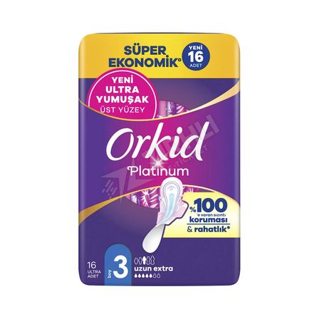 5 ADET Orkid Ultra Platinum 4'lü Uzun Ekstra 16'lı