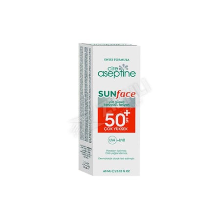 Cire Aseptine Sun Güneş Koruyucu Yüz Spf50+ Losyon 60 Ml