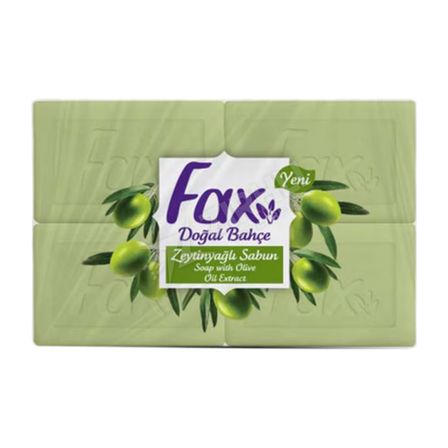 Fax Sabun Zeytinyağlı Kalıp 500 Gr (4X125)