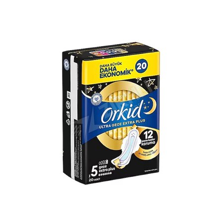 Orkid Ultra Ekstra 4Lü Extra Gece Plus 20'Li