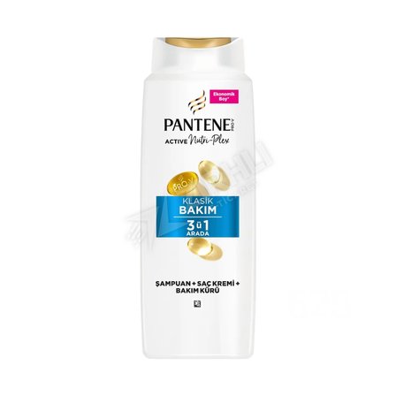 Pantene Klasik Bakım 3'ü 1 Arada Şampuan 625 Ml