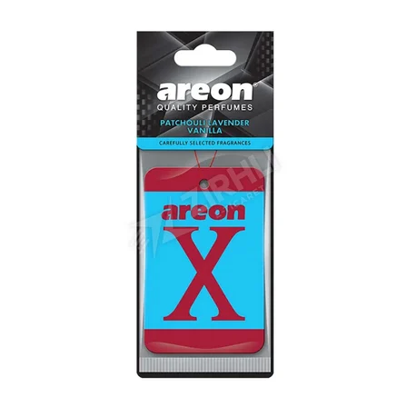 Areon X Patchouli Lavender Vanilla Oto Araç Kokusu ( Borda Mavi )