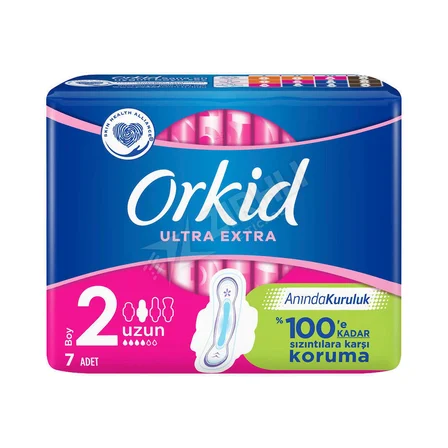2 ADET Orkid Ultra Uzun Tekli Paket 7'li