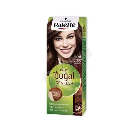 2 ADET Palette Doğal Renkler 4.60 Altın Kahve 50 Ml