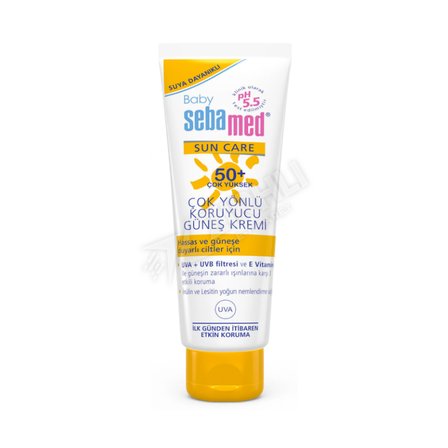 2 ADET Sebamed Sun Bebe 50+ Güneş Kremi 75 Ml