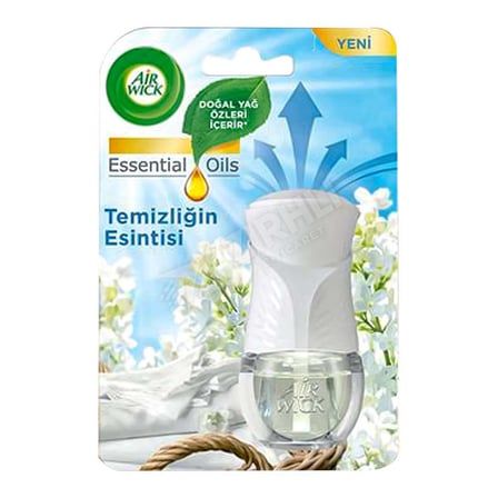 2 ADET Airwick Elektrikli Oda Kokusu Makina + Yedek Temizliğin Esintisi