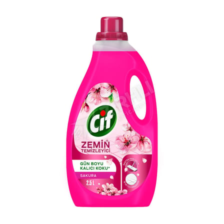 2 ADET Cif Zemin Temizleyici Sakura 2500 Ml
