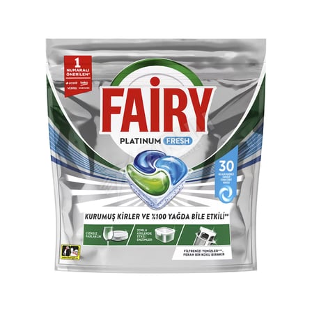 2 ADET Fairy Tablet Platinum Fresh 30'lu