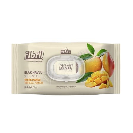2 ADET Fibril Islak Havlu Tropik Mango 90'lı