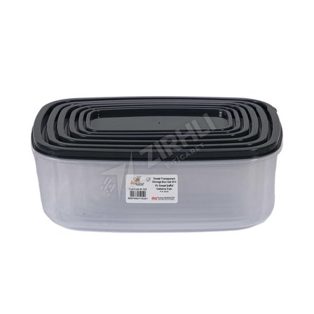 2 ADET Akay Saklama Kabı Ak528 Sweet Şeffaf 6 Lı Set