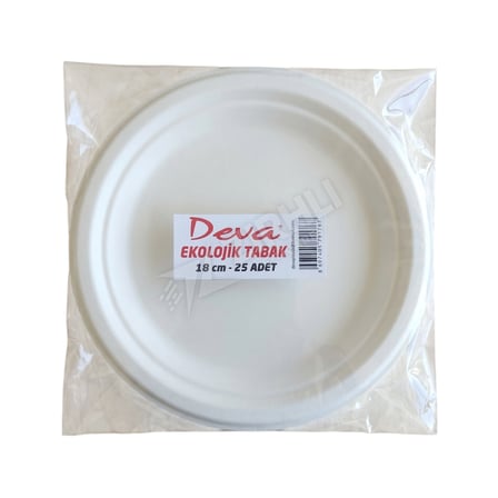 2 Adet Deva  Tabak 18 Cm 25'Li