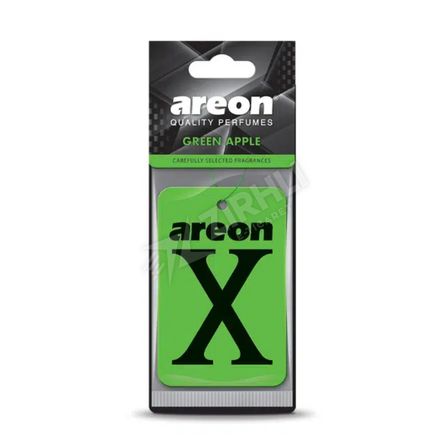 2 ADET Areon X Green Apple Oto Araç Kokusu ( Yeşil - Siyah )