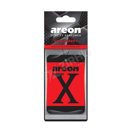 2 ADET Areon X Strawberry Oto Araç Kokusu ( Kırmızı -Siyah )