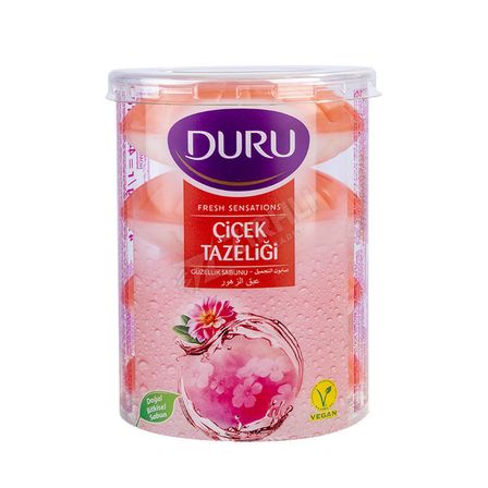3 ADET Duru 4'lü Çiçek Tazeliği Fresh Sabun 400 Gr