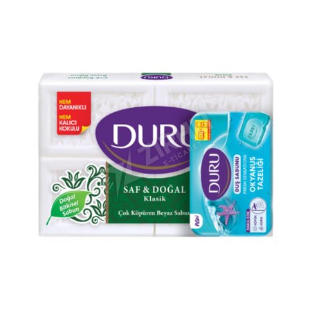 3 ADET Duru Sabun Saf Doğal Klasik 600 Gr+ Ocean Fresh 150 Gr Hediyeli