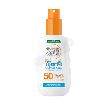3 ADET Garnier Sun Hipoalerjenik Çocuk Güneş Koruyucu Sprey 50F 150 Ml