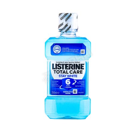3 ADET Listerine Ağız Gargarası Staywhite 250 Ml
