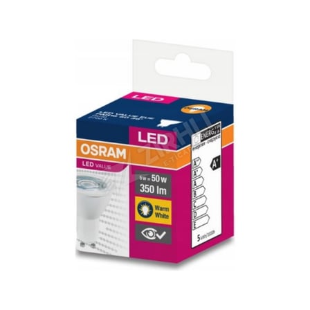3 ADET Osram Value 4,9W 390Lm Gu10 Sarı Işık
