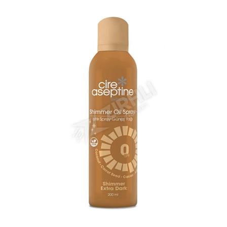 4 ADET Cire Aseptine Sun 0 Spf Shimmer Oil Sprey 200 Ml