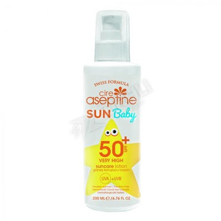 4 ADET Cire Aseptine Sun Güneş Koruyucu Baby Spf50+ Losyon 200 Ml