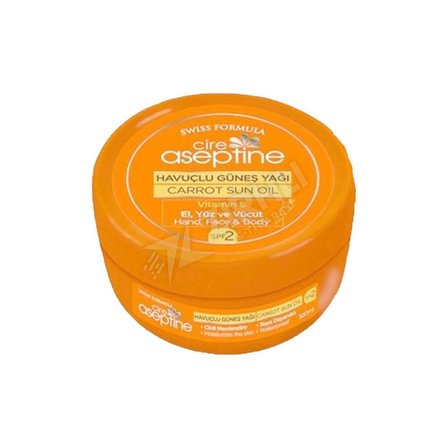 4 ADET Cire Aseptine Sun Havuçlu Güneş Yağı 100 Ml