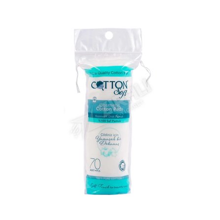 4 ADET Cotton Soft Disk Makyaj Pamuğu 70 Li