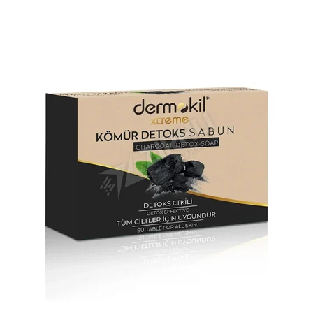 4 ADET Dermokil Kömür Detoks Sabun 100 Gr