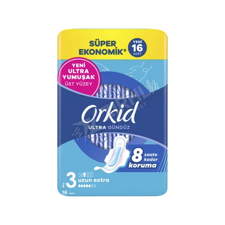 4 ADET Orkid Ultra Ekstra 4'Lü Uzun Ekstra 16'Lı