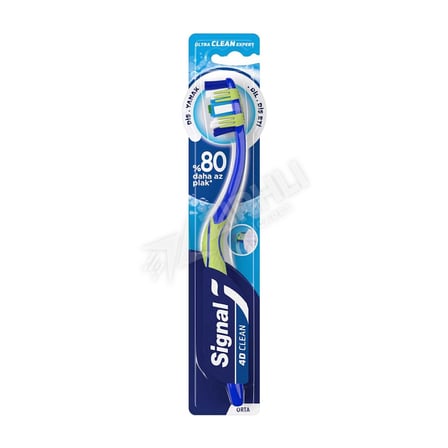 4 ADET Signal 4D Clean Expert Diş Fırçası
