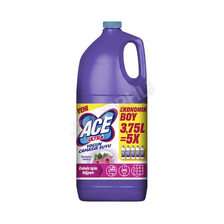 4 ADET Ace Ultra Çamaşır Suyu Okaliptus Esintisi 3.75 Lt
