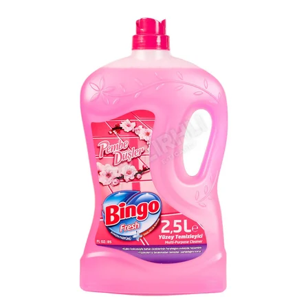 4 ADET Bingo Fresh Pembe Düşler Yüzey Temizleyici 2.5 Lt