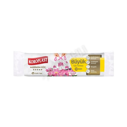 4 ADET Koroplast Maximum Güç Lotus Çiçeği Kokulu Büzgülü Büyük Boy 10'lu