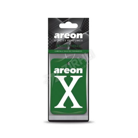 4 ADET Areon X Beverly Hills ( Koyu Yeşil - Beyaz ) Oto Araç Kokusu