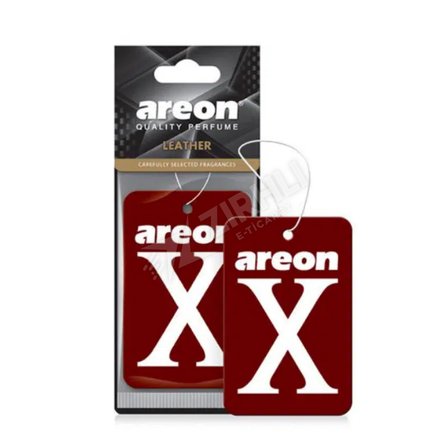 4 ADET Areon X Leather Oto Araç Kokusu (Kahverengi)