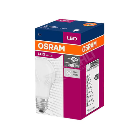 4 ADET Osram E27 Led Ampul 8,5W-60 W Beyaz Işık
