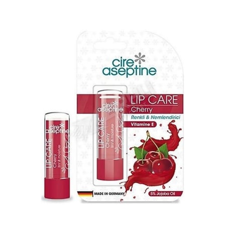 5 ADET Cire Aseptine Dudak Kremi Cherry 4,5 Gr