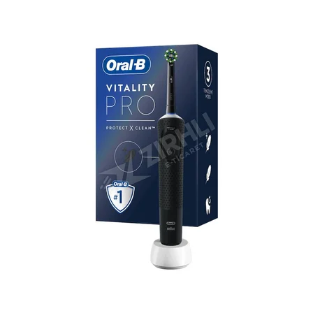 5 ADET Oral-B Diş Fırçası Şarj Edilebilir Vıtalıty Pro Pro Black