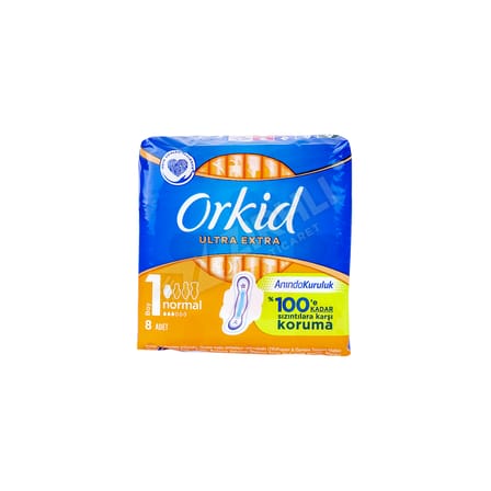 5 ADET Orkid Ultra Normal Tekli Paket 8'lı