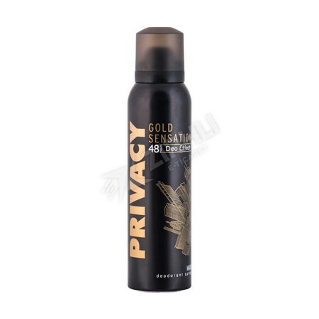 5 ADET Privacy Gold Men Deo 150 Ml