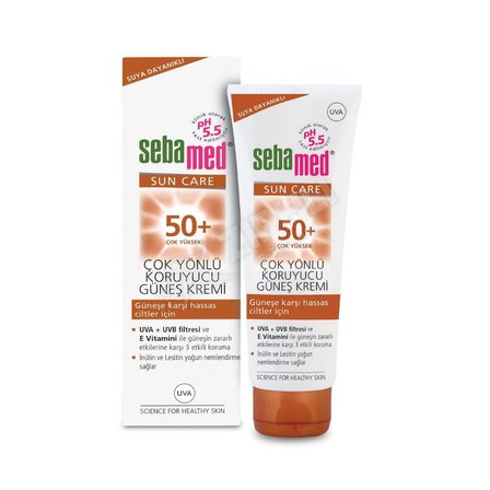 5 ADET Sebamed Sun Care 50+ Güneş Kremi 75 Ml