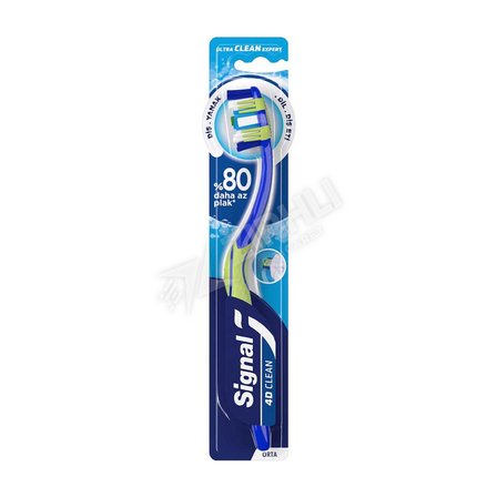 5 ADET Signal 4D Clean Expert Diş Fırçası