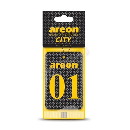 5 ADET Areon City Vanilla Black Oto Araç Kokusu
